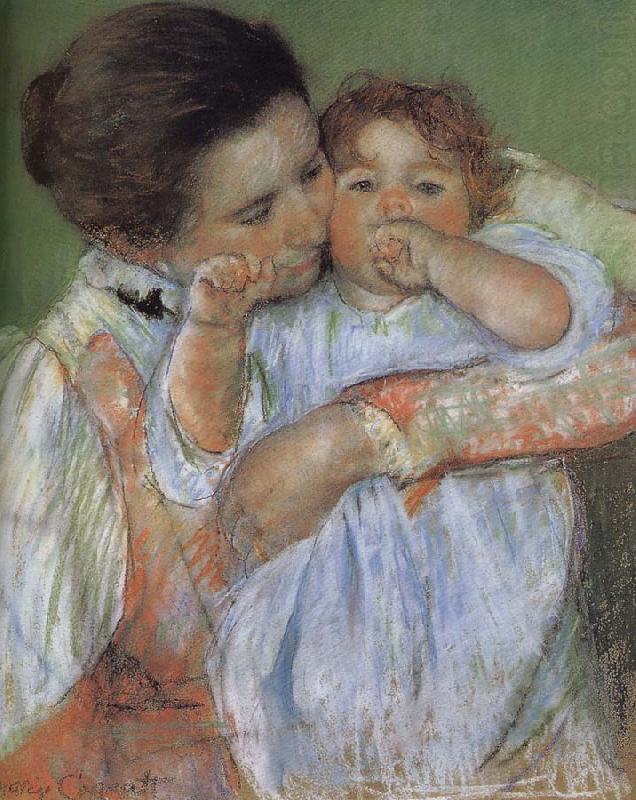 Mary Cassatt Mother and son china oil painting image